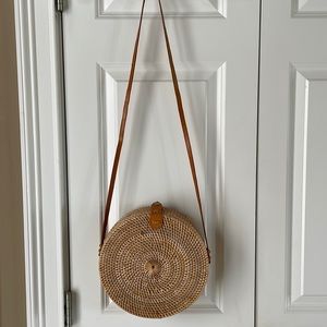 Rattan purse